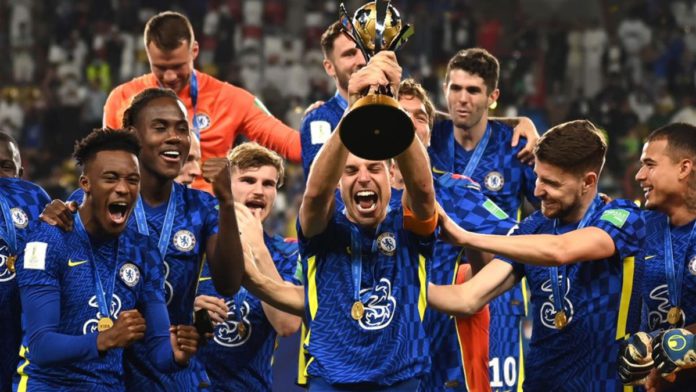 Azpilicueta lifts the Club World Cup trophy Image credit: Getty Images Azpilicueta lifts the Club World Cup trophy Image credit: Getty Images