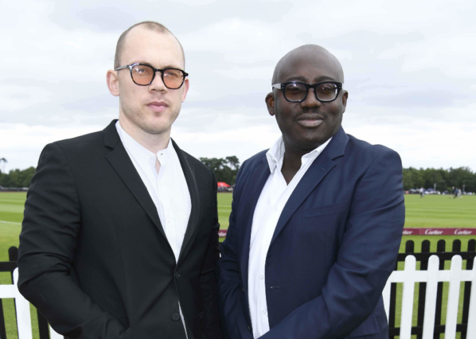 Edward Enninful and partner