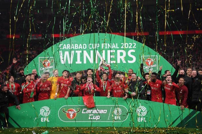 Liverpool celebrate Liverpool celebrate