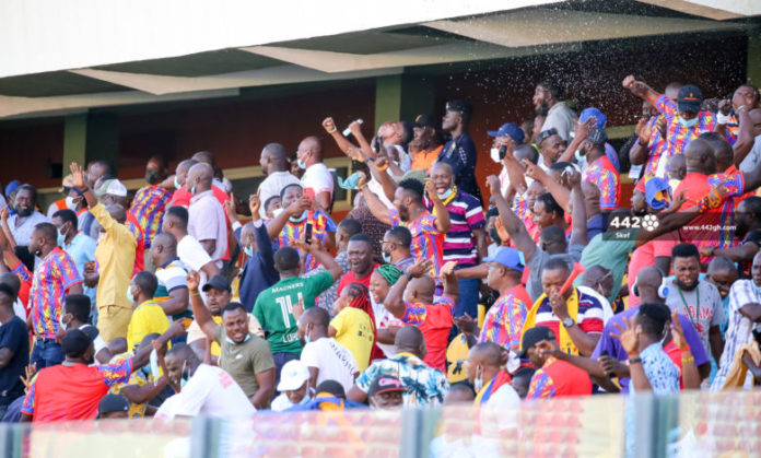Fans at stadium Fans at stadium