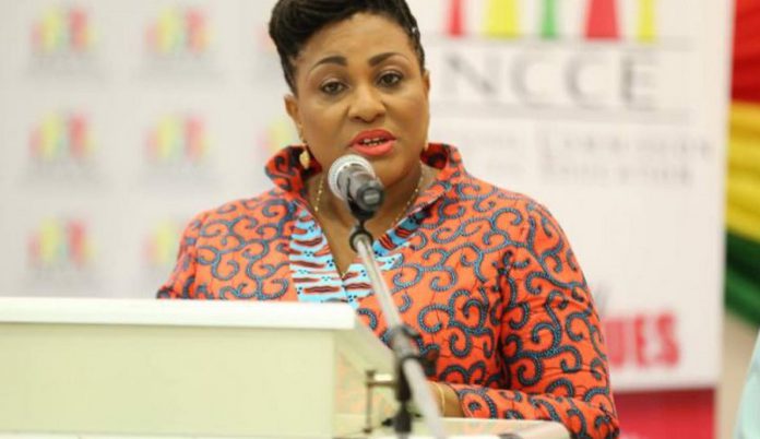 NCCE chairperson Josephine Nkrumah steps down to take up ECOWAS job (Photo credit NCCE) NCCE chairperson Josephine Nkrumah steps down to take up ECOWAS job (Photo credit NCCE)