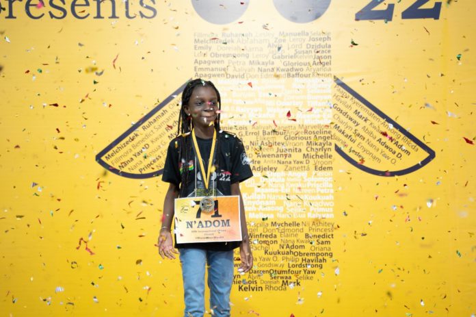 N’Adom Darko-Asare, 10, wins 2022 Spelling Bee competition