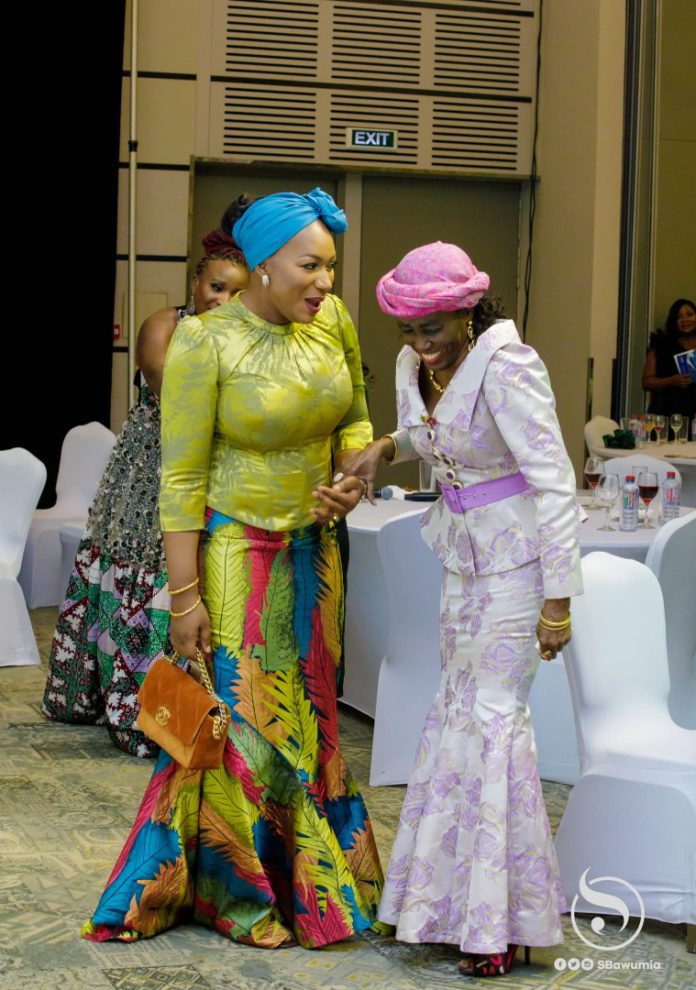 Nana Konadu Agyeman-Rawlings (right) and Samira Bawumia (left) Source: Samira Bawumia/Facebook