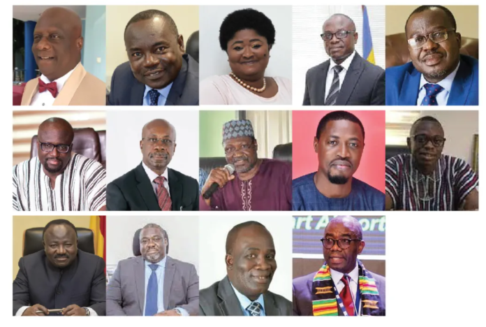 Heads of public institutions sacked in Akufo-Addo’s tenure