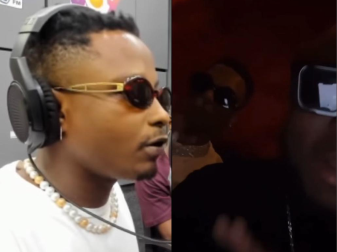 L-R: Kelvyn Boy, Wizkid and King Promise L-R: Kelvyn Boy, Wizkid and King Promise