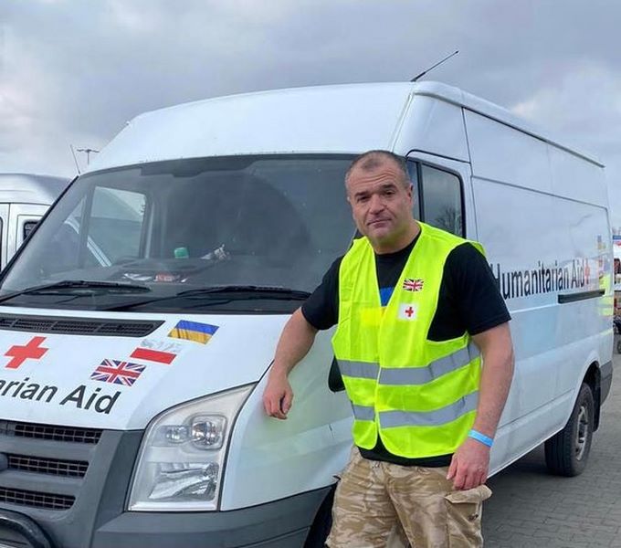 He ended up helping move families around the country over the past few days ( Image: Paul Kenwright) He ended up helping move families around the country over the past few days ( Image: Paul Kenwright)
