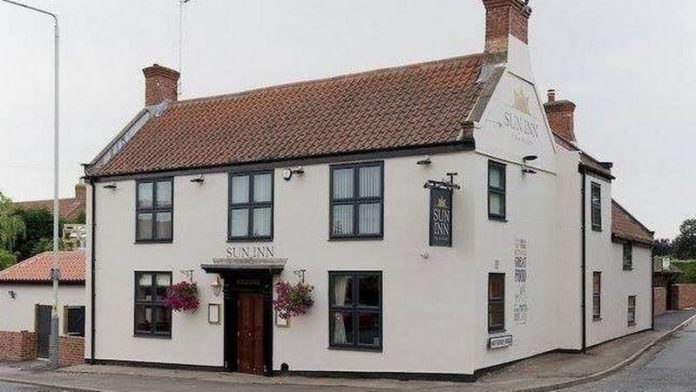 The family left the landlord to foot the bill for their Sunday lunch at the Sun Inn in Nottinghamshire (Image: Sun Inn) The family left the landlord to foot the bill for their Sunday lunch at the Sun Inn in Nottinghamshire (Image: Sun Inn)