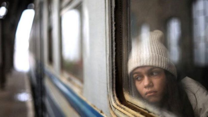 Most refugees are crossing the border into Poland, like this girl who travelled from Lviv GETTY IMAGES Most refugees are crossing the border into Poland, like this girl who travelled from Lviv GETTY IMAGES