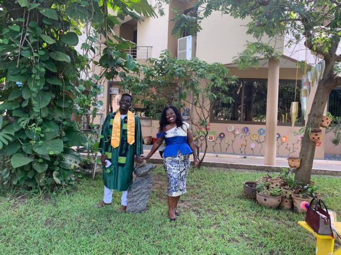 Nana Oye Bampoe Addo and son as seen on her Facebook page Nana Oye Bampoe Addo and son as seen on her Facebook page