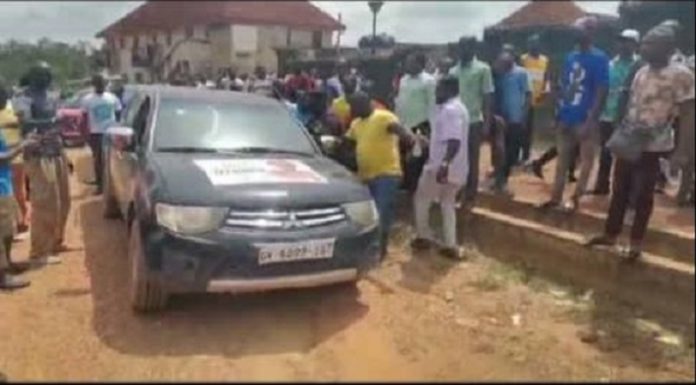 NPP mob supporters chase out chairman Photo; starrfm