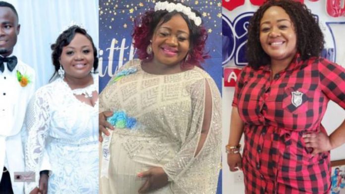 A collage of Selina Boateng with her husband, and with the baby bump. Photo credit: @selinaboatengofficial/Instagram A collage of Selina Boateng with her husband, and with the baby bump. Photo credit: @selinaboatengofficial/Instagram