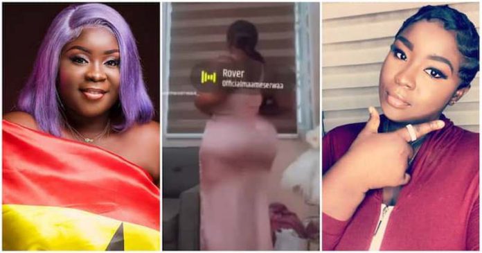 Maame Serwaa has released another video online Photo source: @officialmaameserwaa, @sweet_maame_adwoa Maame Serwaa has released another video online Photo source: @officialmaameserwaa, @sweet_maame_adwoa