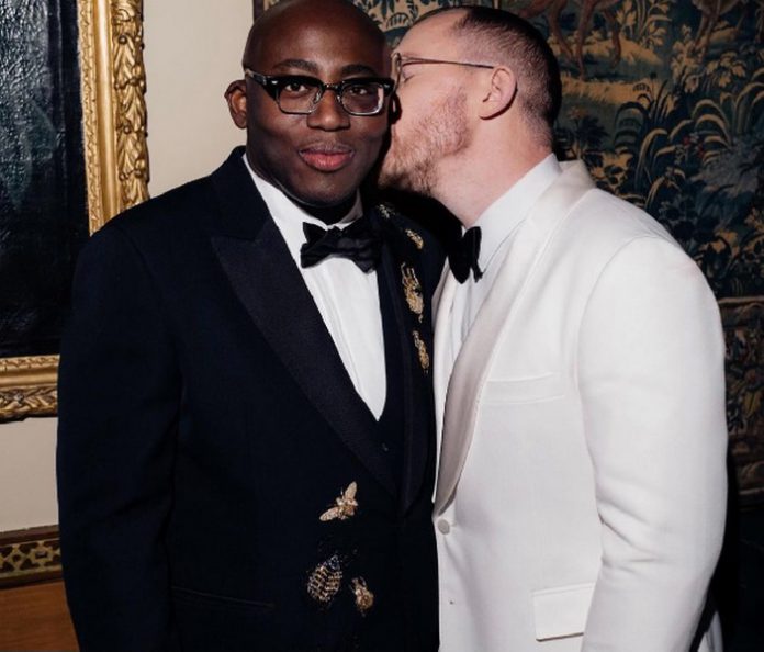 Edward Enninful and his husband, Alec Maxwell - Source Instagram page of Edward Enninful Edward Enninful and his husband, Alec Maxwell - Source Instagram page of Edward Enninful