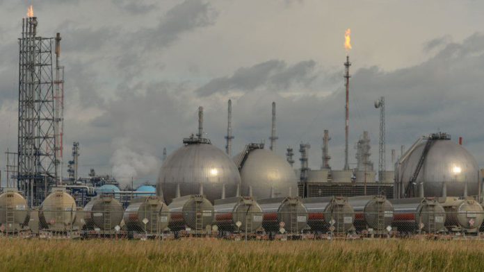 Canada oil production