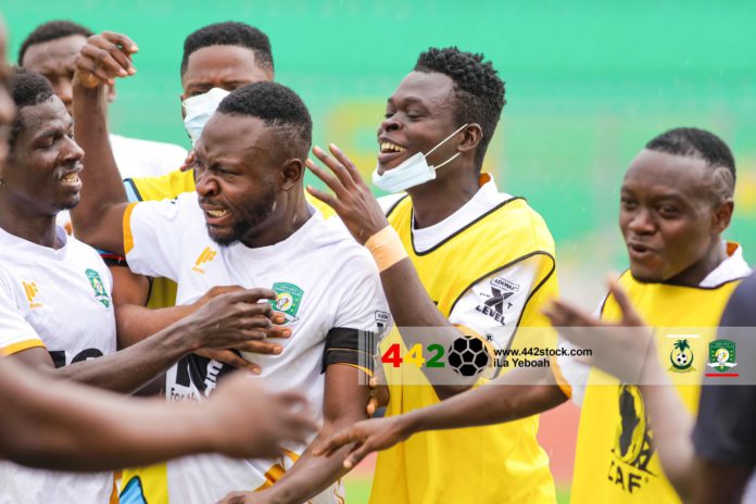 Aduana Stars celebrate Aduana Stars celebrate