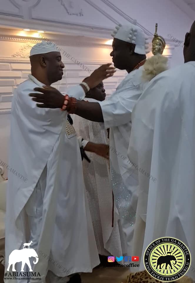 Ga Mantse and Ooni of Ile-Ife