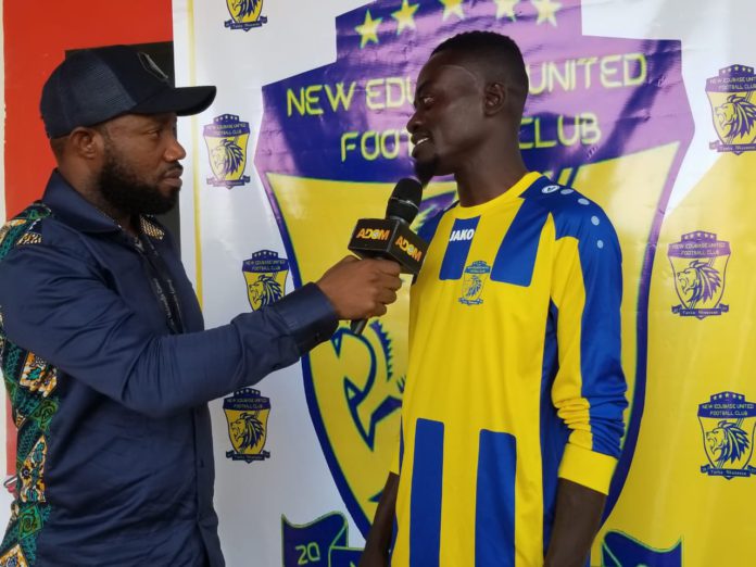 Lil Win with Asempa FM Head of Sports Lil Win with Asempa FM Head of Sports