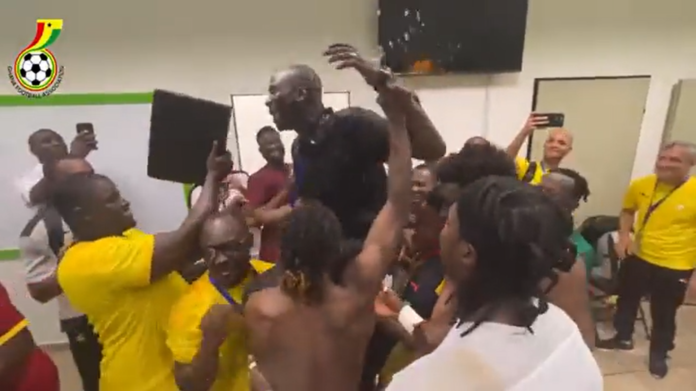 Black Stars jubilating
