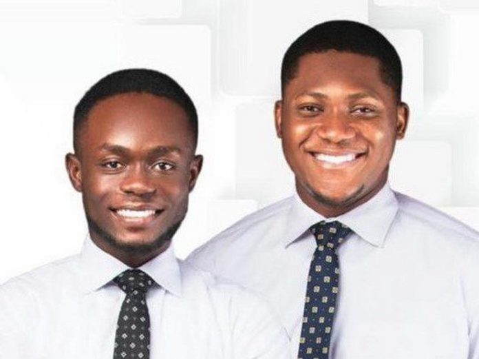 SRC President-elect, Prince Asumadu and his vice Wisdom Ndukwe SRC President-elect, Prince Asumadu and his vice Wisdom Ndukwe