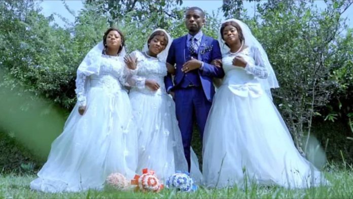 Man marries triplets