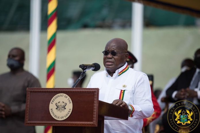 Akufo-Addo delivery a speech
