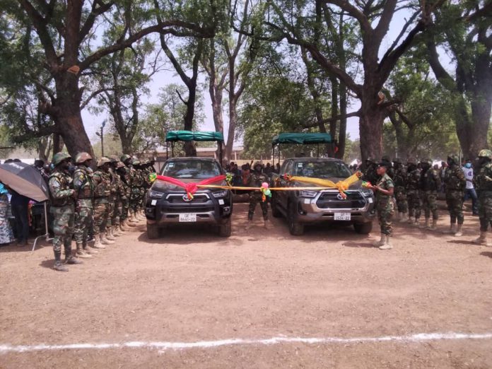 Abu Jinapor donates cars to police, military in his constituency