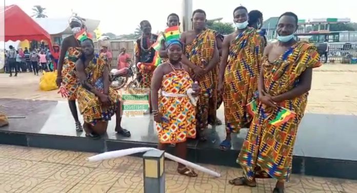Colourful display at 65th Independence celebration parade