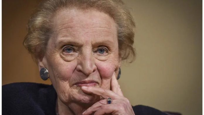 Madeleine Alnbright- Former US Secretary of state