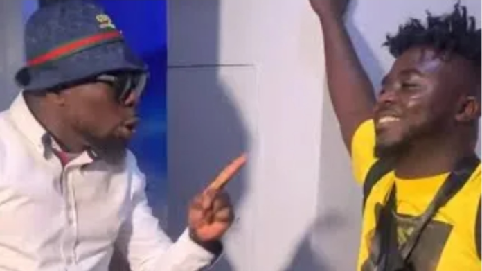 Mr Beautiful confronts movie producer Famous at the Silverbird Cinema