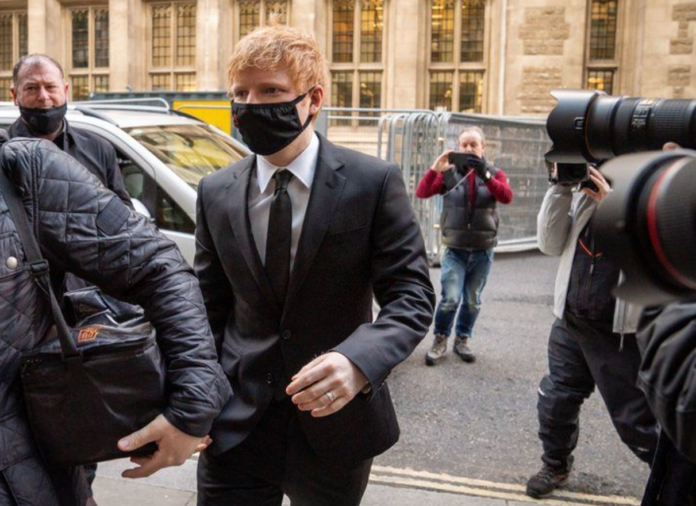 Ed Sheeran gave evidence at the High Court on Monday | Photo Credit: PA MEDIA