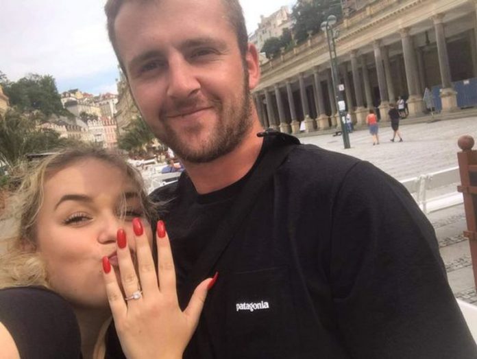 Jack and Cynthi with a 'promise ring' he gave her ( Image: Cynthi Dolgeova) Jack and Cynthi with a 'promise ring' he gave her ( Image: Cynthi Dolgeova)
