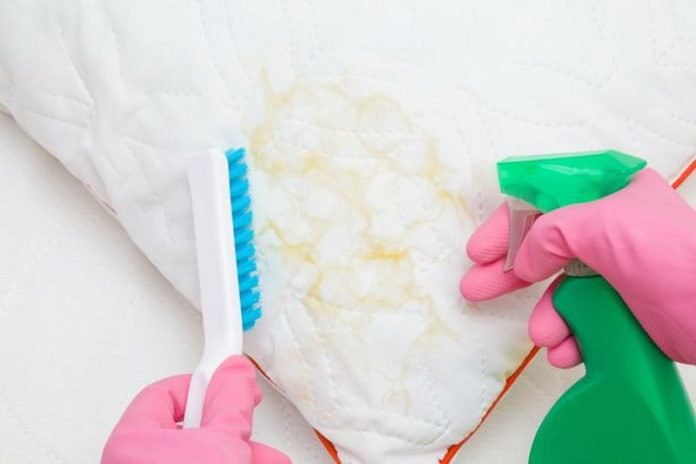 You can spot clean stains with a simple solution (stock photo) ( Image: Getty Images/iStockphoto) You can spot clean stains with a simple solution (stock photo) ( Image: Getty Images/iStockphoto)