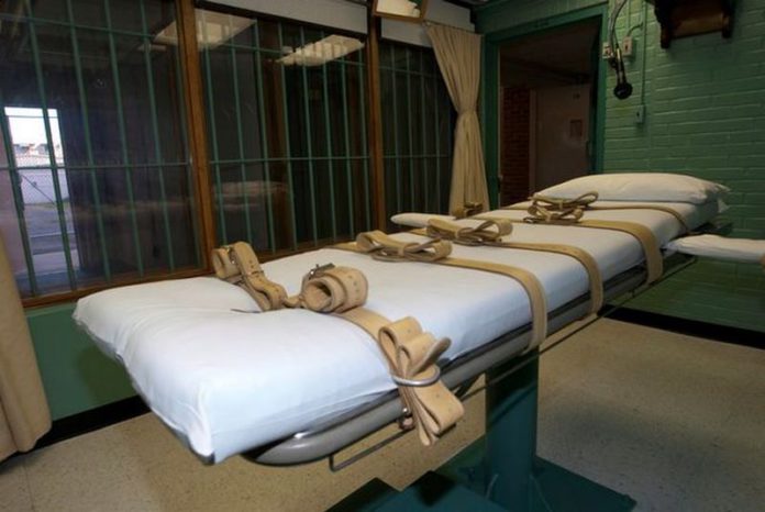 The death chamber at the state penitentiary in Huntsville, Texas ( Image: X80001) The death chamber at the state penitentiary in Huntsville, Texas ( Image: X80001)