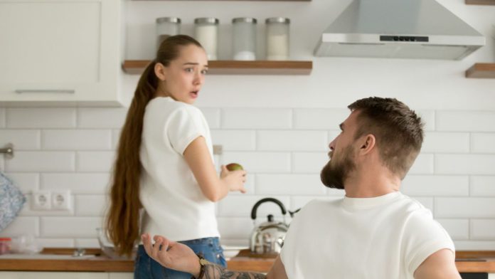 1_Angry-husband-and-shocked-wife-arguing-having-conflict-in-kitche (Image: Getty Images/iStockphoto)