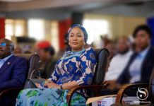 Gorgeous dress Samira wore to Bawumia’s lecture Samira Bawumia at Veep's lecture - Source: Facebook