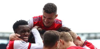 Arsenal celebrate