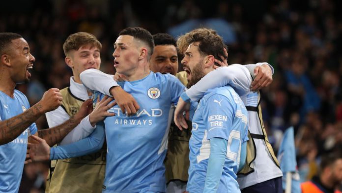 MANCHESTER, ENGLAND - APRIL 26: Bernardo Silva of Manchester City celebrates after scoring a goal to make it 4-2 during the UEFA Champions League Semi Final Leg One match between Manchester City and Real Madrid at City of Manchester Stadium on April 26, 2 Image credit: Getty Images MANCHESTER, ENGLAND - APRIL 26: Bernardo Silva of Manchester City celebrates after scoring a goal to make it 4-2 during the UEFA Champions League Semi Final Leg One match between Manchester City and Real Madrid at City of Manchester Stadium on April 26, 2 Image credit: Getty Images