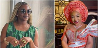 Genevieve Nnaji was criticised for not showing up at Rita Dominic's wedding. Photos: @genevievennaji, @bellanaijaweddings