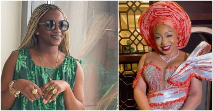 Genevieve Nnaji was criticised for not showing up at Rita Dominic's wedding. Photos: @genevievennaji, @bellanaijaweddings Genevieve Nnaji was criticised for not showing up at Rita Dominic's wedding. Photos: @genevievennaji, @bellanaijaweddings