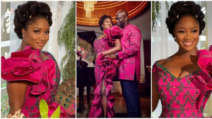 Edwina Akufo-Addo's wedding Photo source: @pistisgh, @kenteoke2 Edwina Akufo-Addo's wedding Photo source: @pistisgh, @kenteoke2