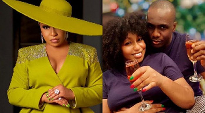 Rita Dominic and husband, Fidelis Anosike Rita Dominic and husband, Fidelis Anosike