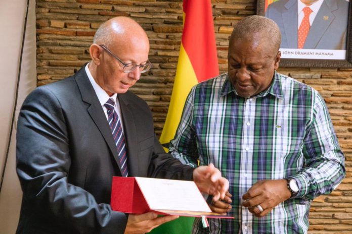 Mahama and Hungry Ambassador to Ghana