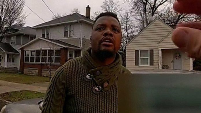 Police shooting black man