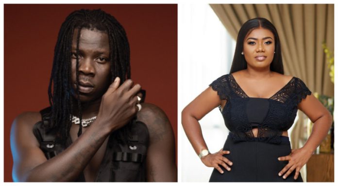 Stonebwoy and media personality, Bridget Otoo Stonebwoy and media personality, Bridget Otoo