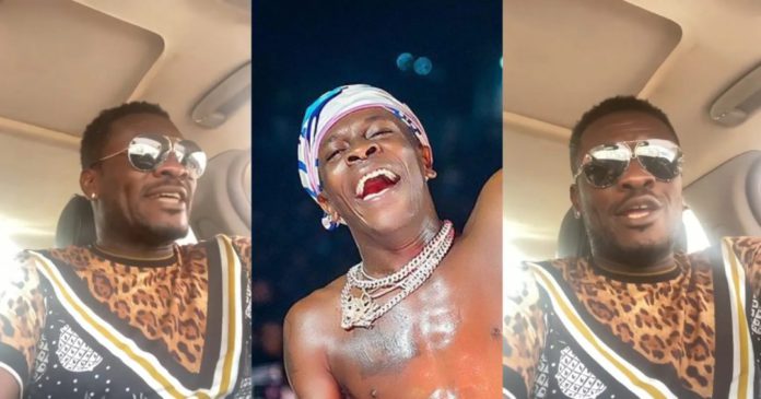 Asamoah Gyan and Shatta Wale