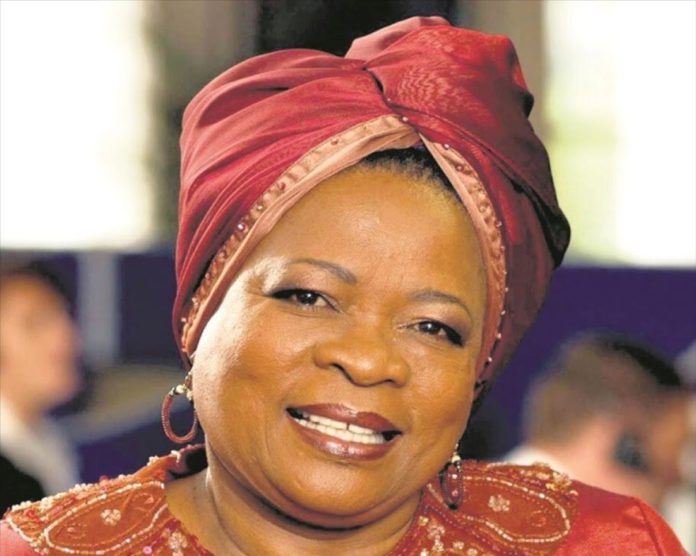 South African actress Lilian Dube