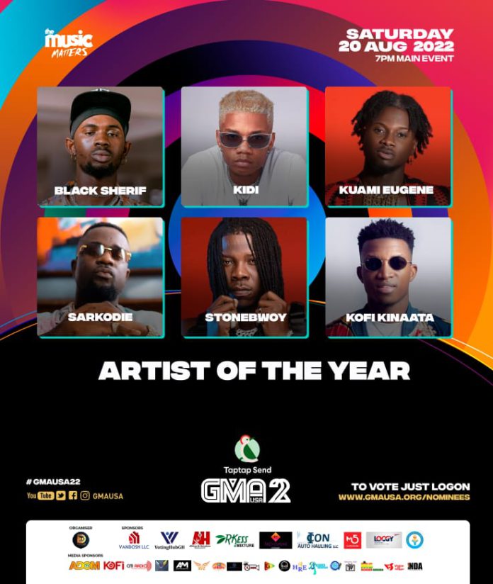 GMA-USA nominee list