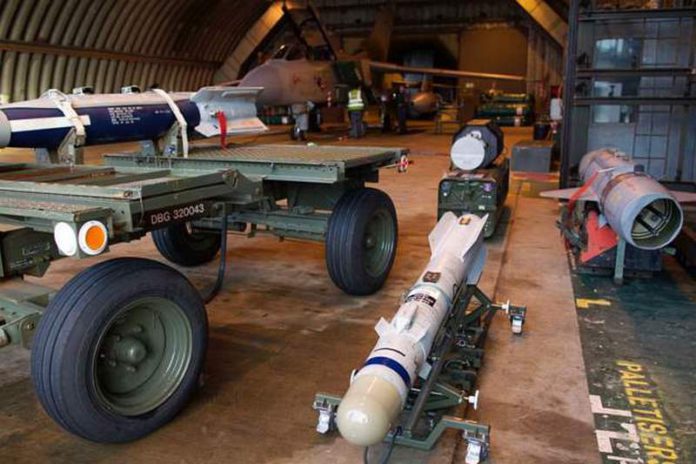 Brimstone missiles have been used by British forces in Libya and SyriaImage caption: Brimstone missiles have been used by British forces in Libya and Syria Brimstone missiles have been used by British forces in Libya and SyriaImage caption: Brimstone missiles have been used by British forces in Libya and Syria