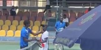 Michael Kouame slaps Raphael Nii Ankrah Citisports