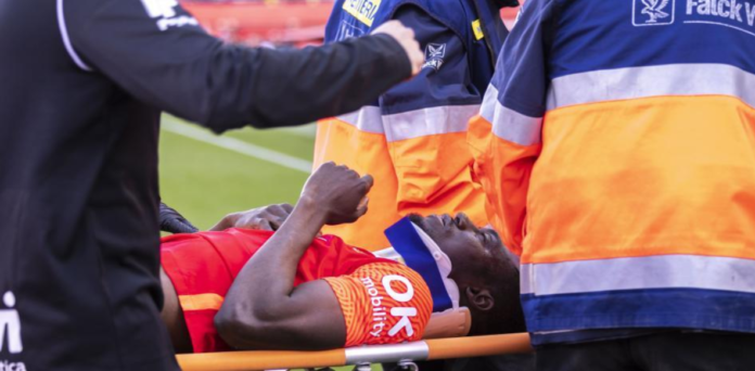 Baba Iddrisu head injury